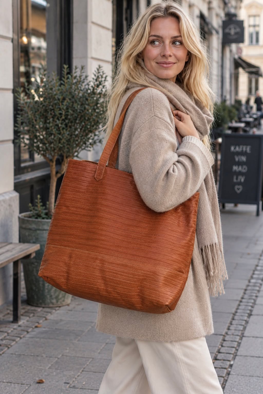 Shopper - flätat utseende