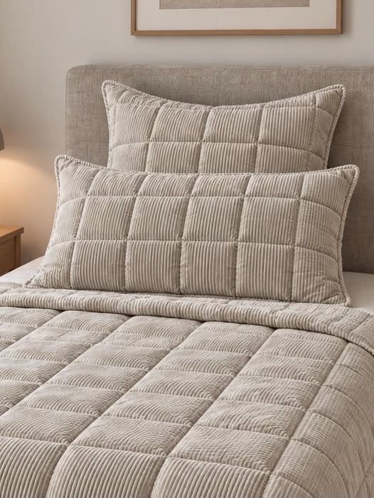 Kuddfodral sammet - Sand