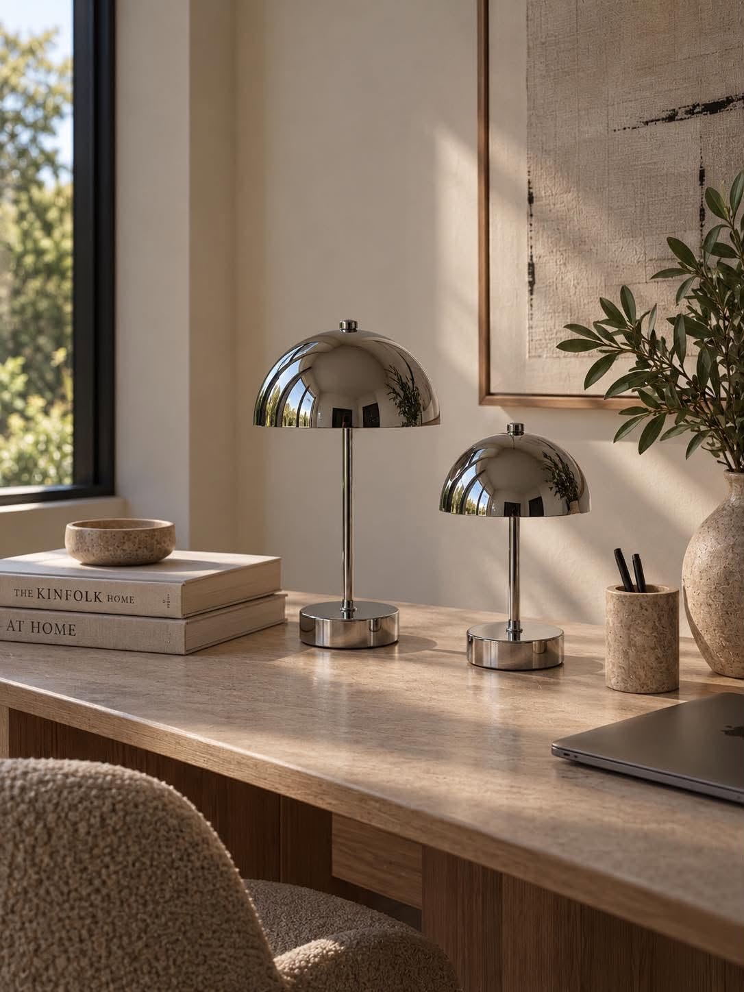 Bordlampa SILVER - flera storlekar