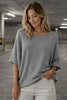 Blus Sia Grey – Oversize