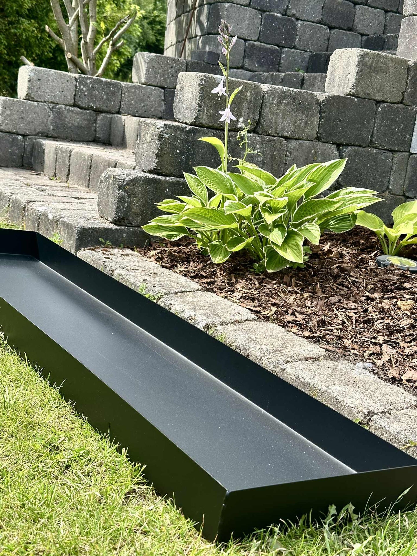 Spegelbassäng Rektangel - Svart