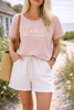 T-shirt Marta Old Rose