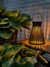 Lykta med solceller - GARDEN BLACK 24cm