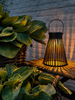 Lykta med solceller - GARDEN BLACK 24cm
