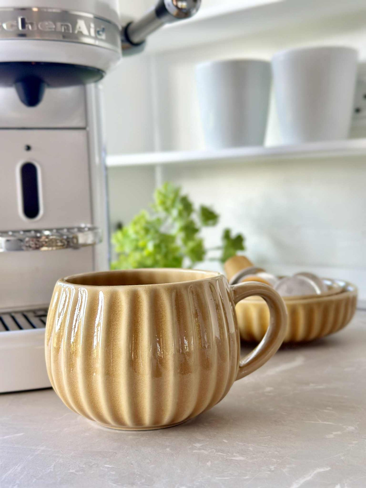 Mugg VIGA Strib - Senap