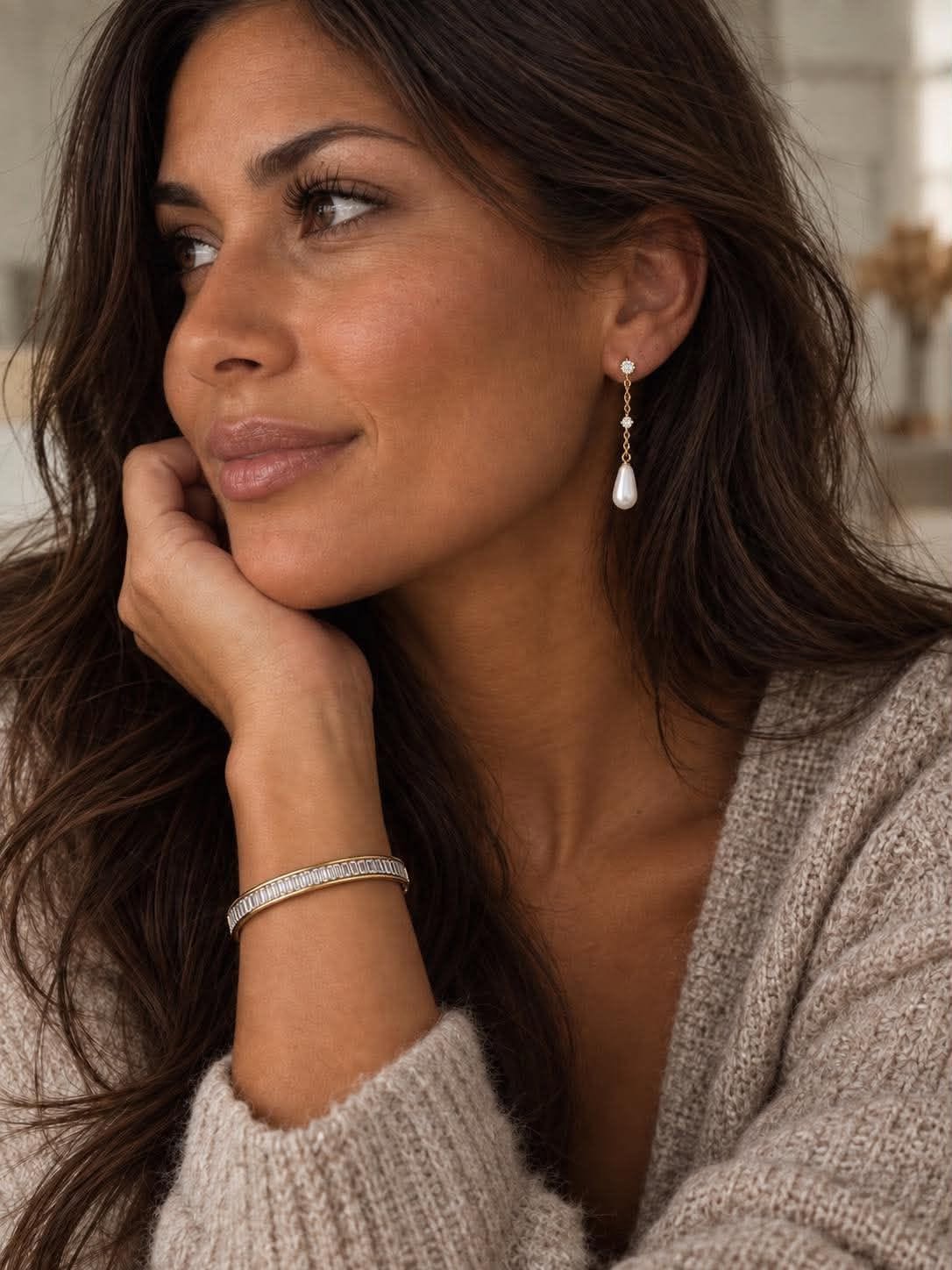Örhängen Mischa 18K förgyllda sterling silver