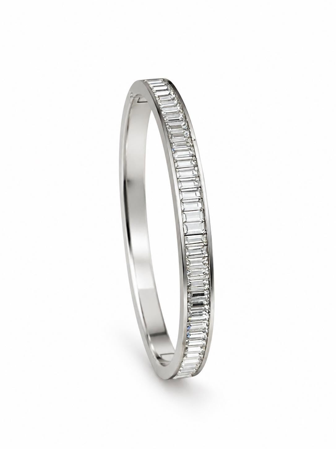 Armring FILUCA - rostfritt stål - CZ