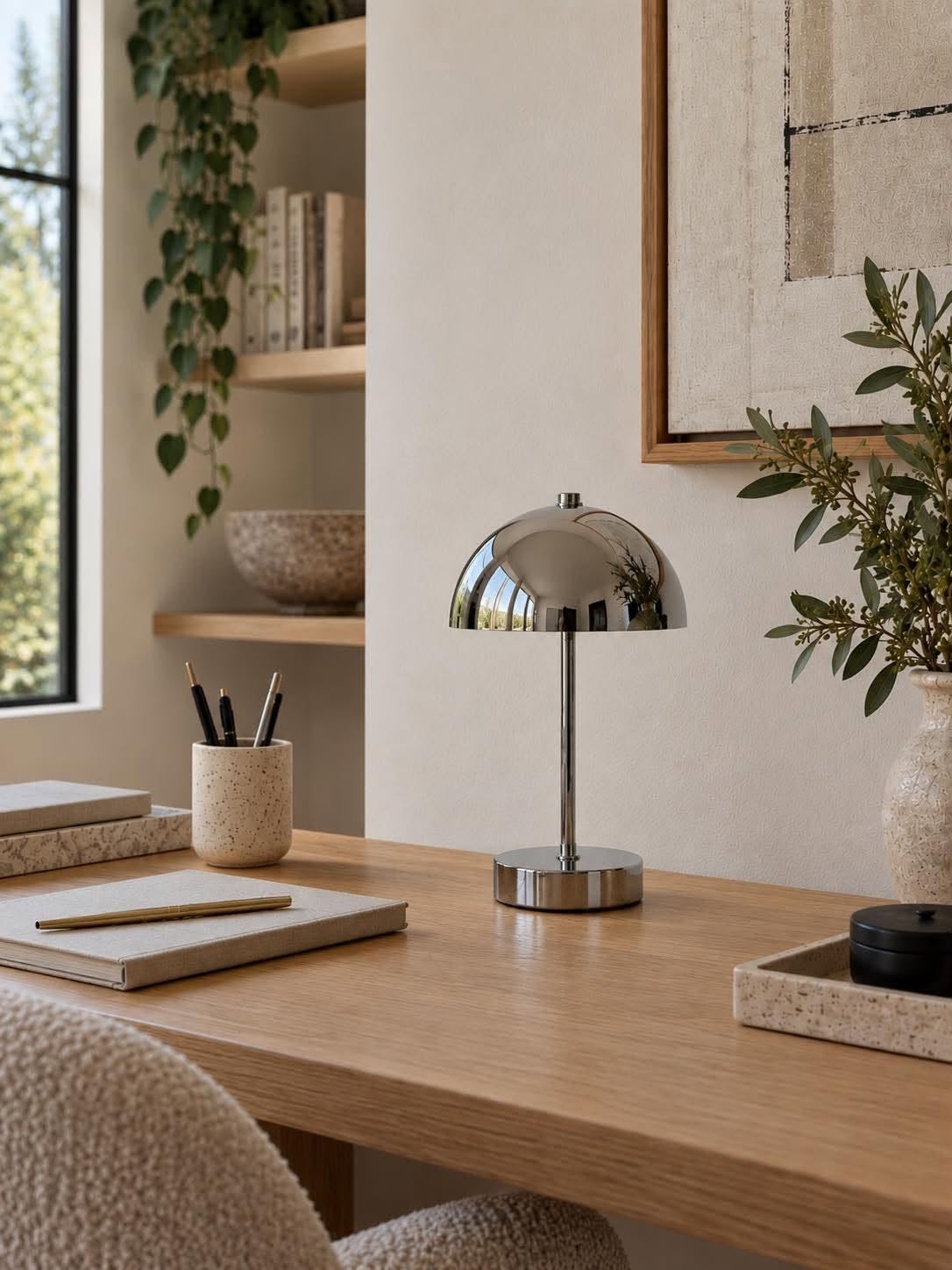Bordlampa SILVER - flera storlekar