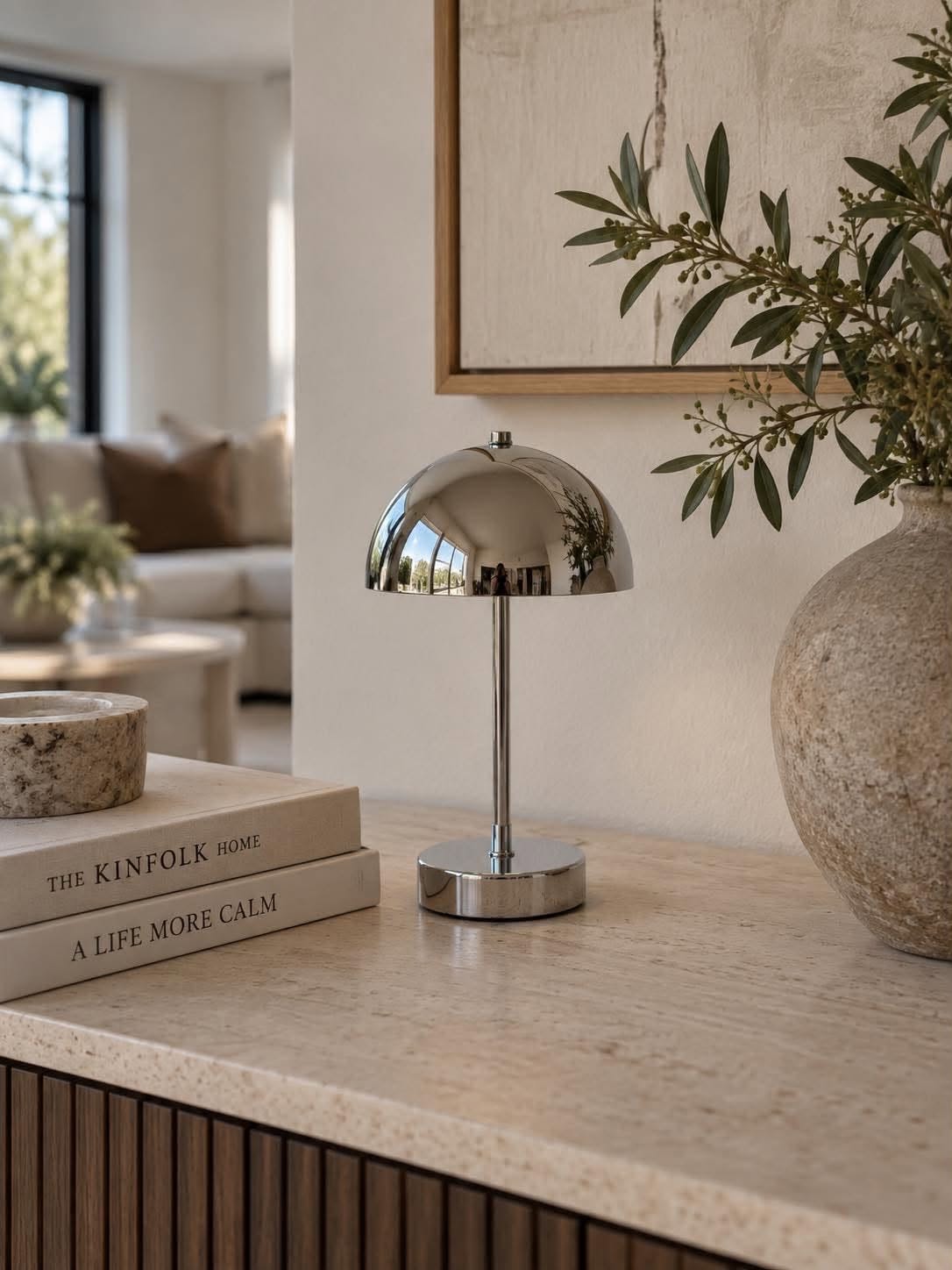 Bordlampa SILVER - flera storlekar