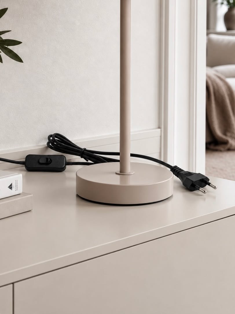 Bordlampe Taupe