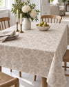 Duk JACQUARD flower - Sand