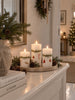 LED Blockljus Jul - Set om 3 st