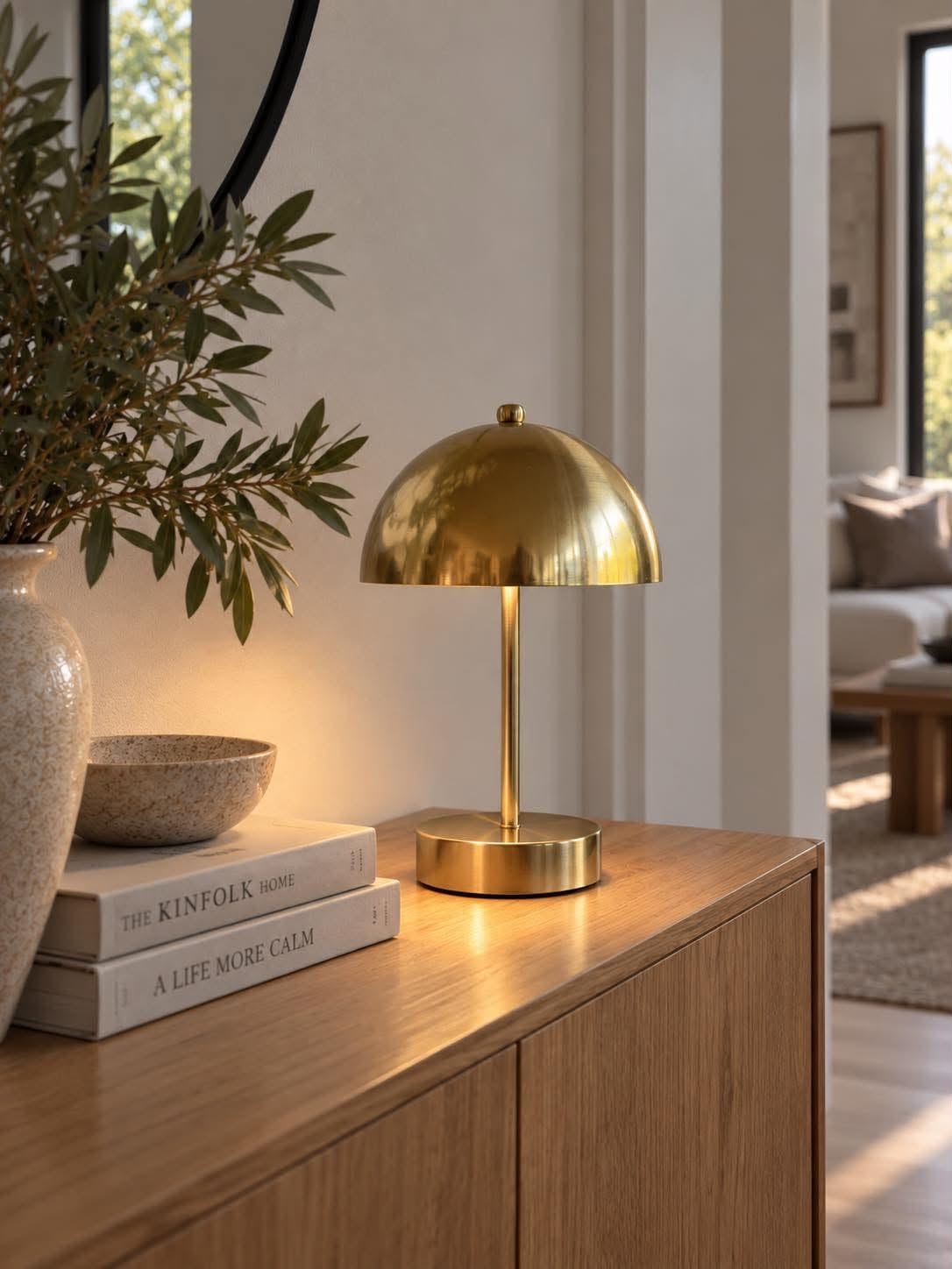 Bordlampa Golden - flera storlekar