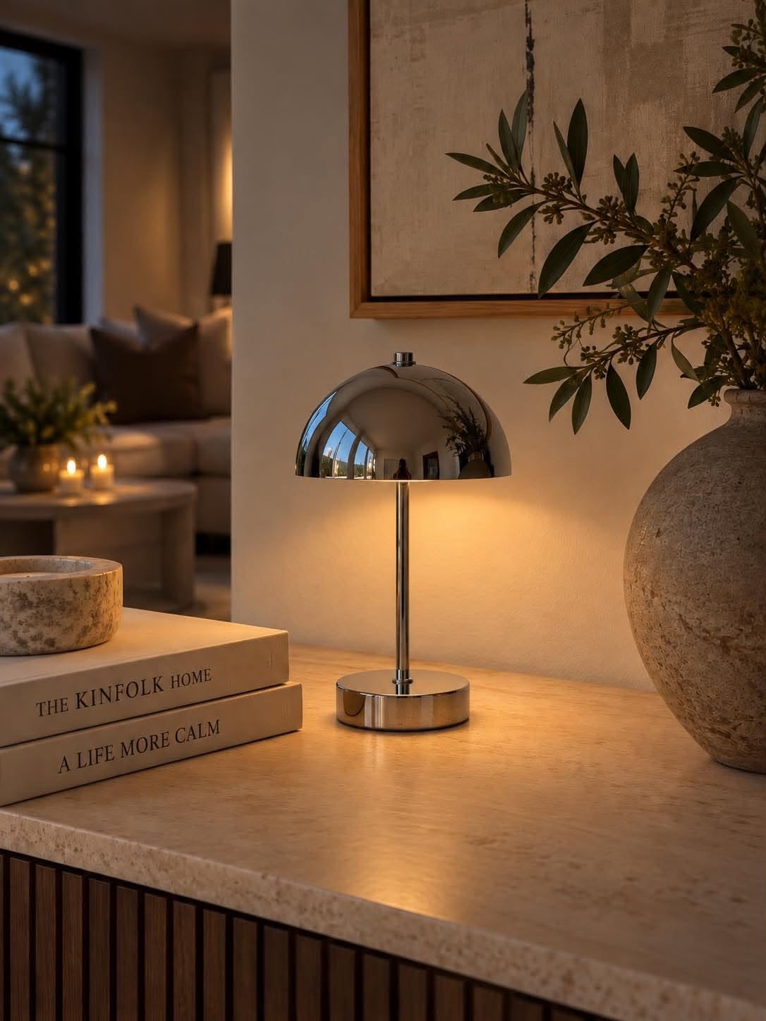 Bordlampa SILVER - flera storlekar