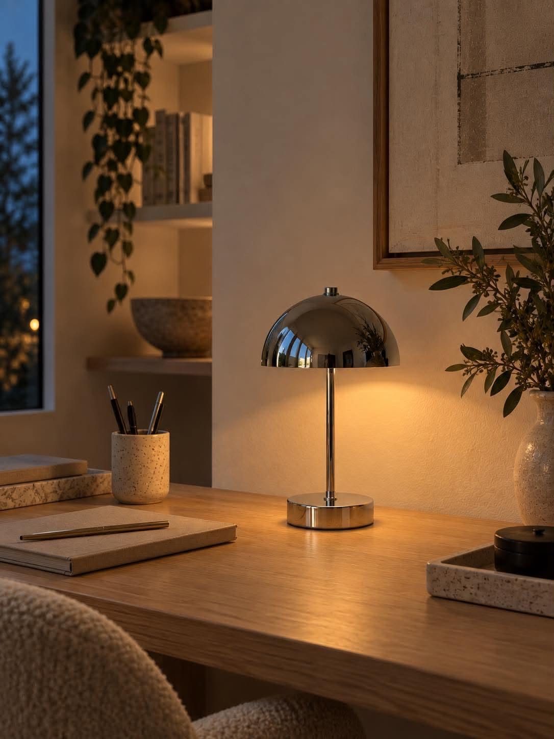Bordlampa SILVER - flera storlekar