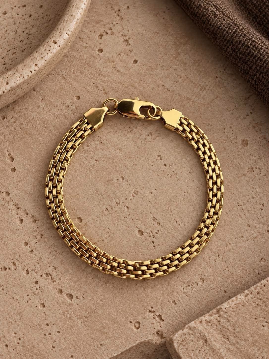 Armband Nelly förgyllt 17cm - Vattentåligt