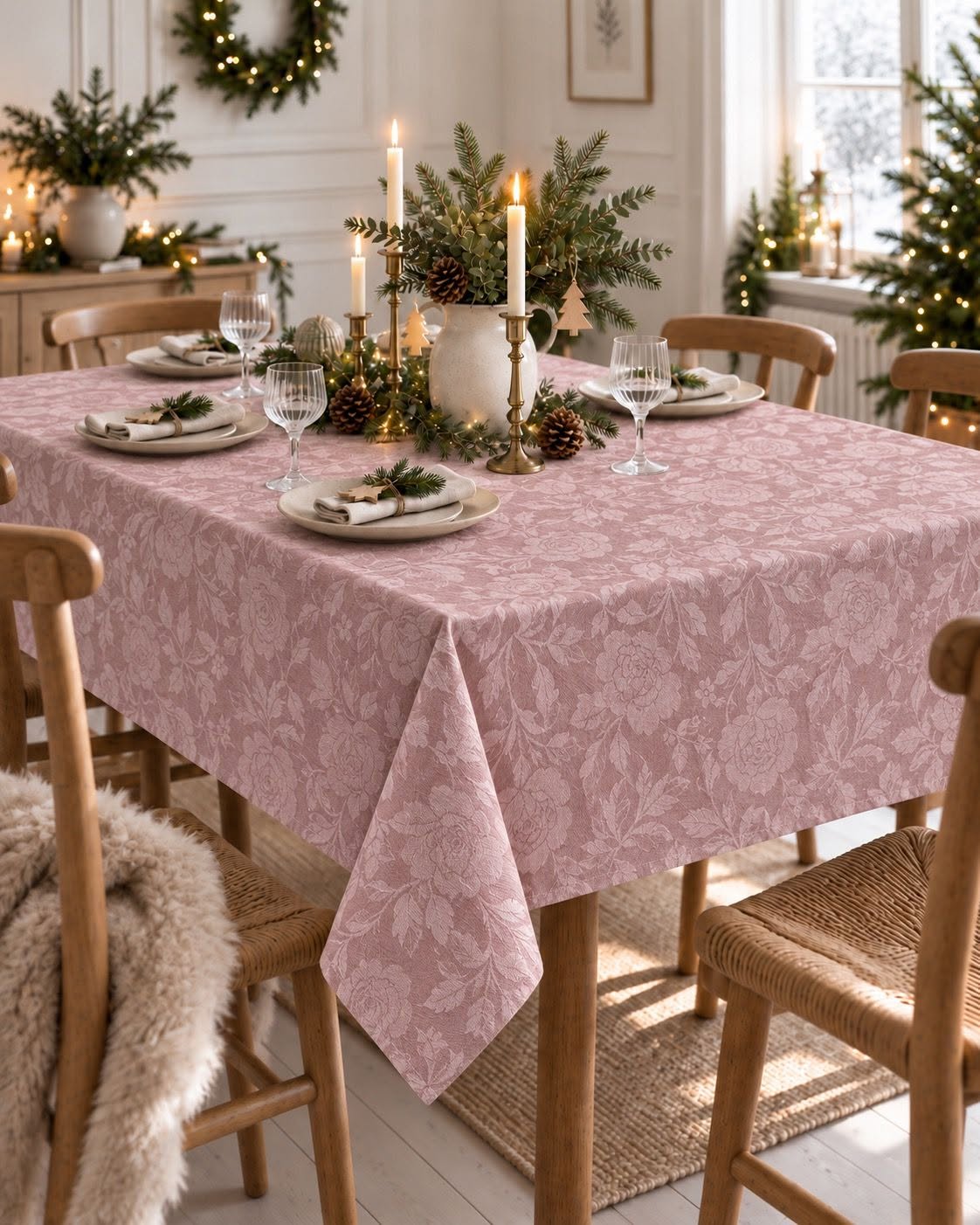 Dug JACQUARD flower - Rosa