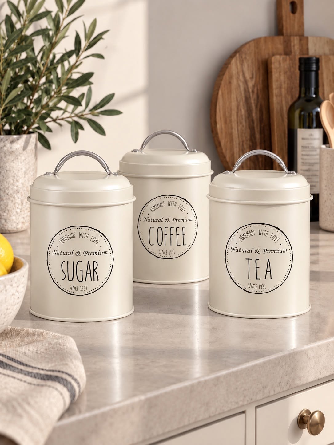 Burkar Creme - Set om 3 st