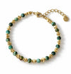 Armband TILDE - Natursten - Smaragd