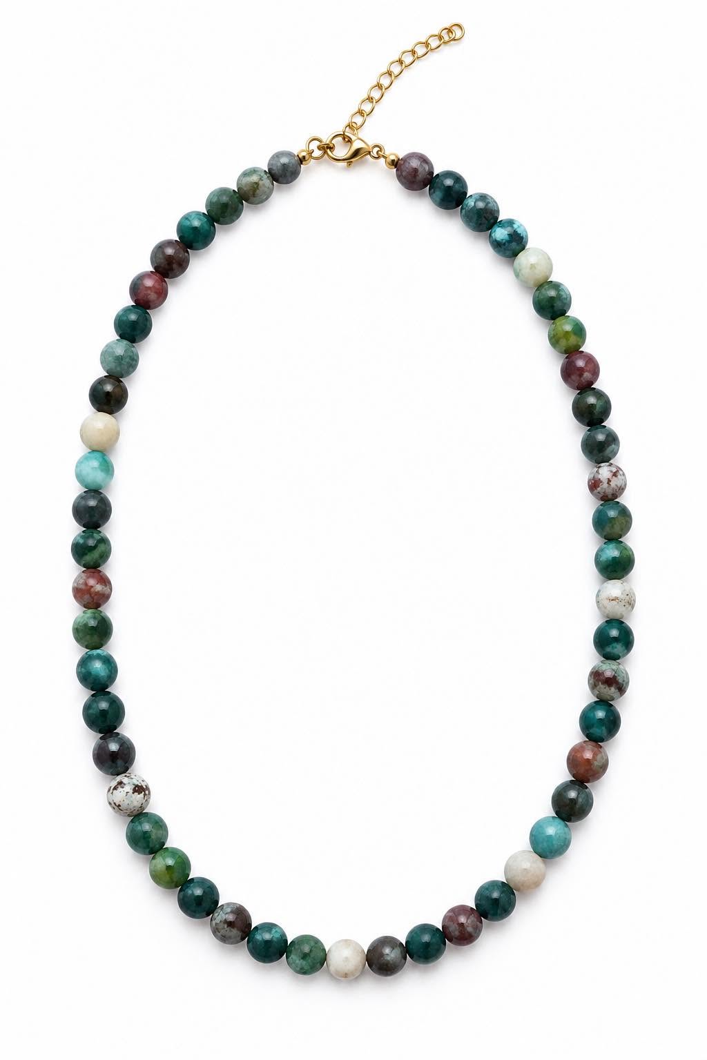 Halsband Mary Emerald/Lavendel Mix