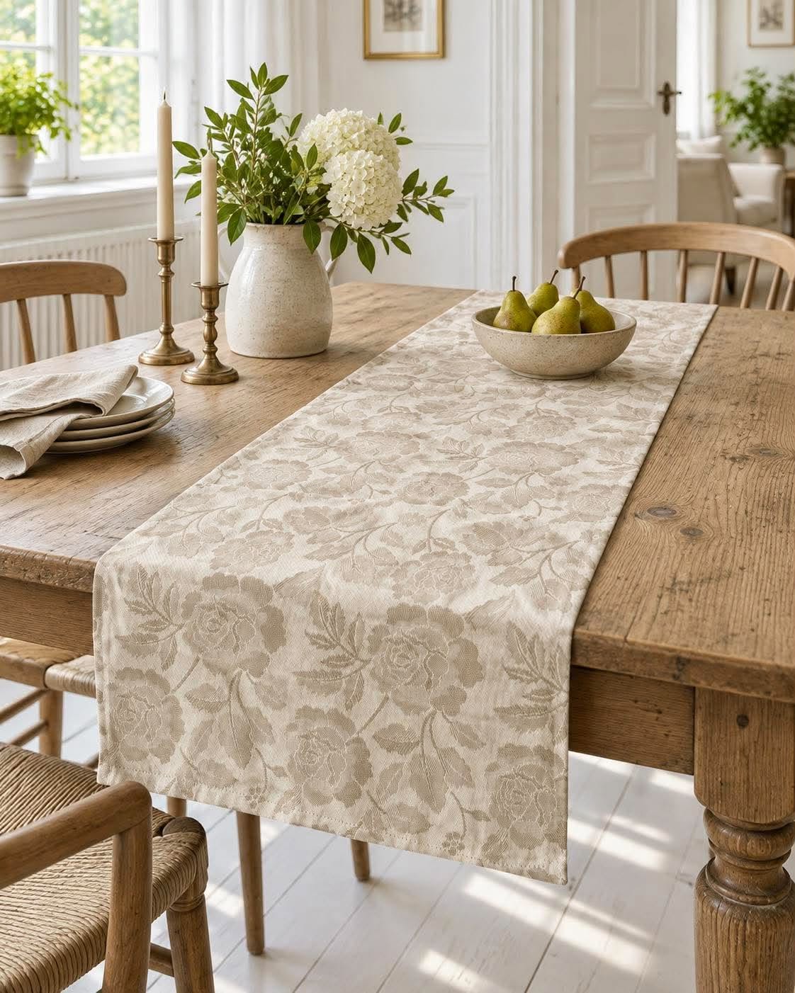 Bordløber JACQUARD Sand