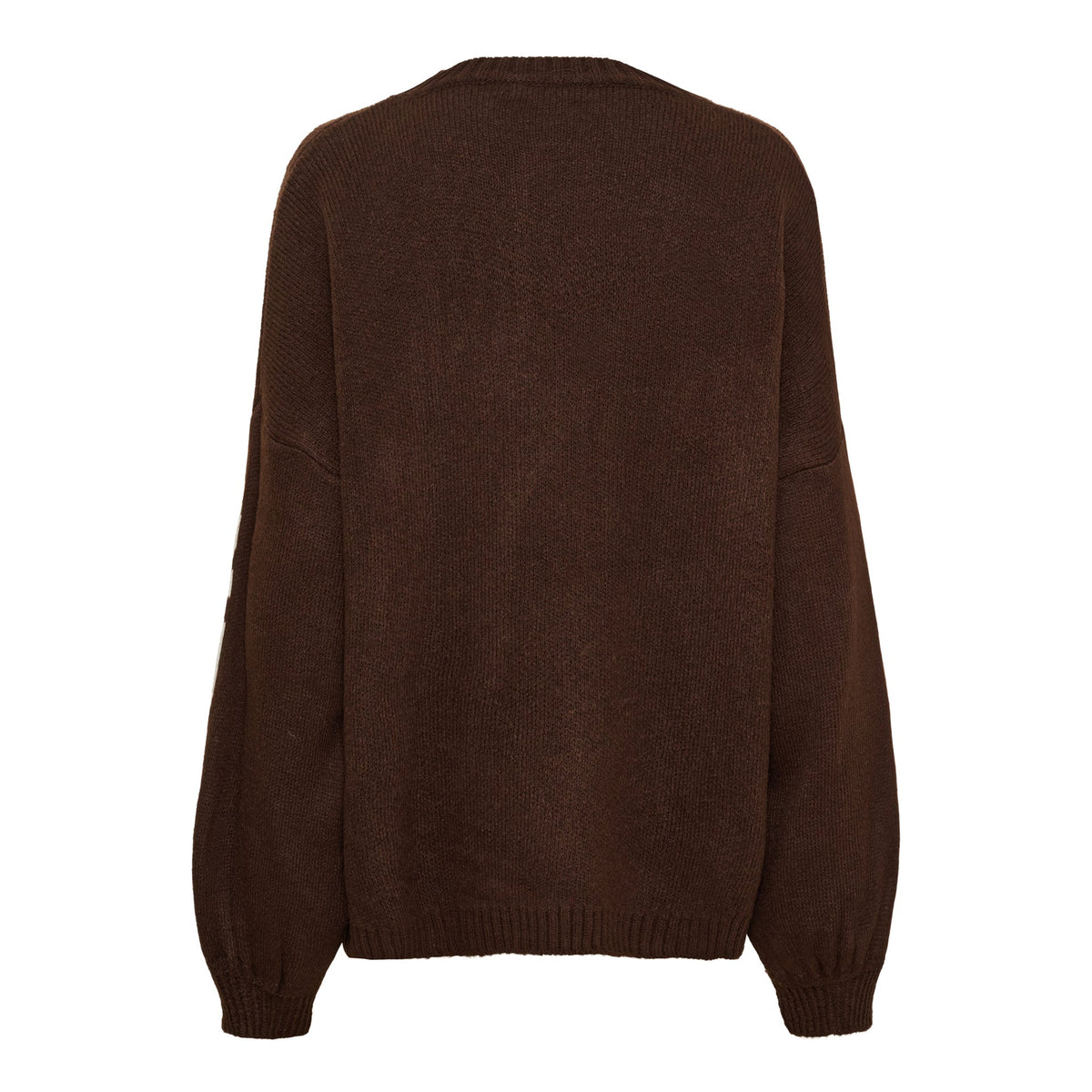Stickad Aria - moro / beige