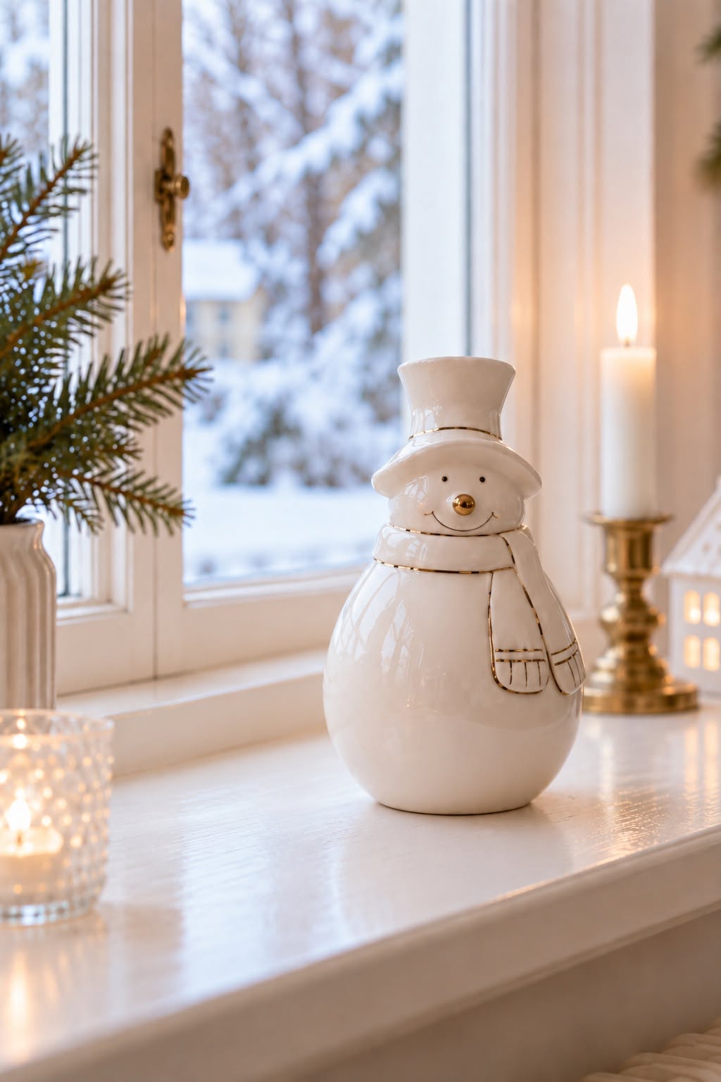 Snögubbe - flera storlekar