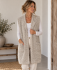 Väst bouclé - Beige
