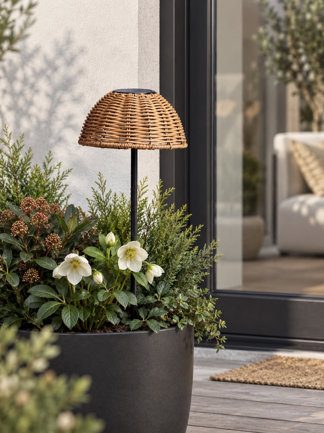 Trädgårdslampa LINA Solar på spjut