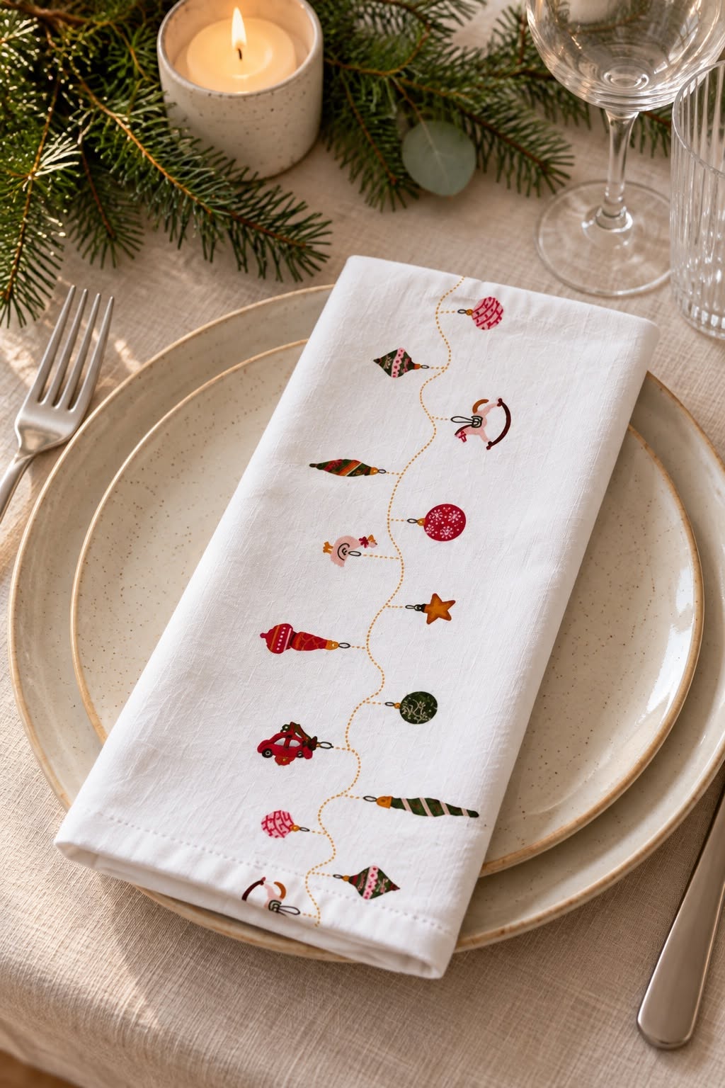 Servetter Jul - 4 st