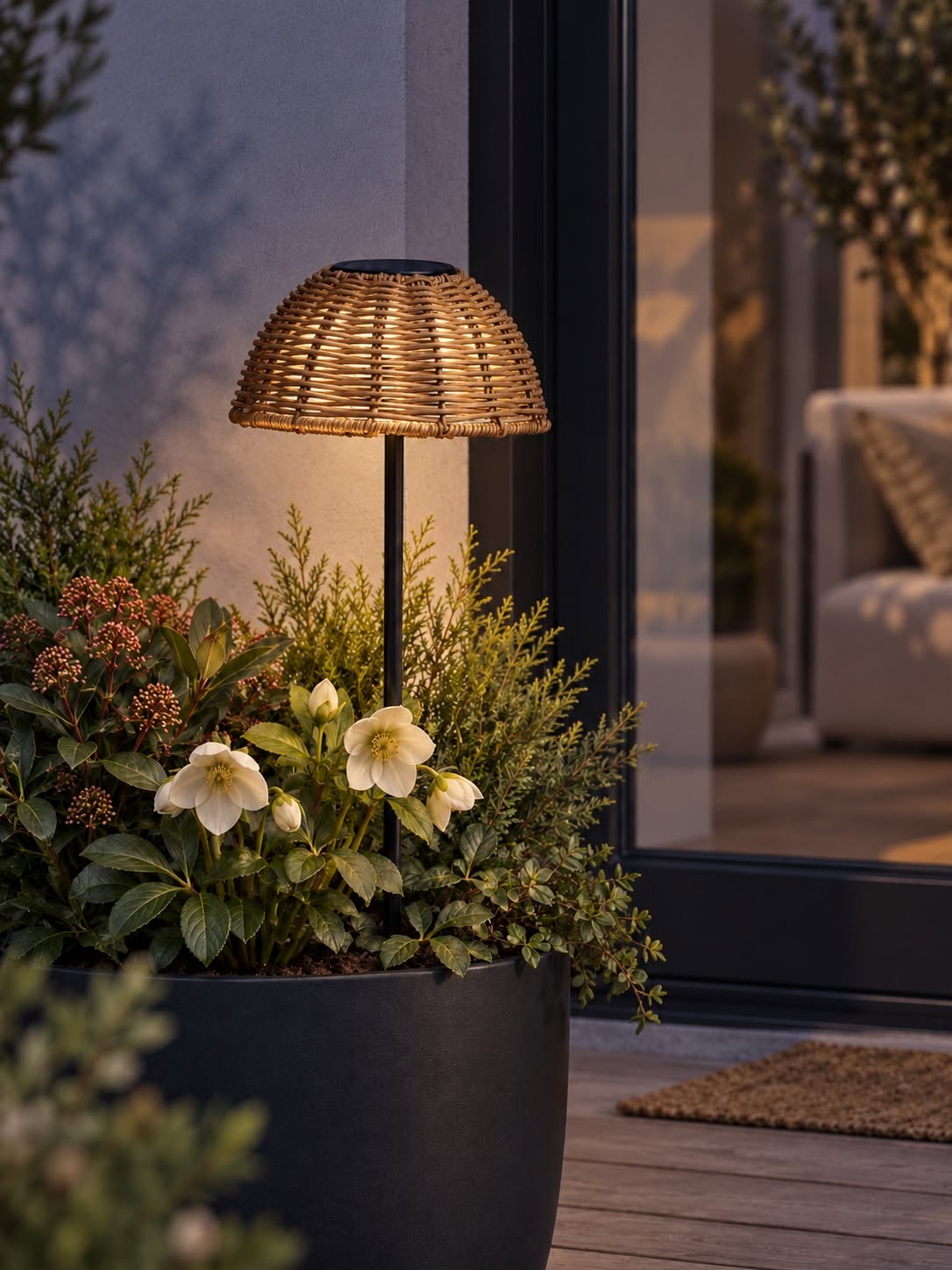 Trädgårdslampa LINA Solar på spjut