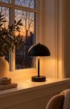 Bordslampa med touch - Svart
