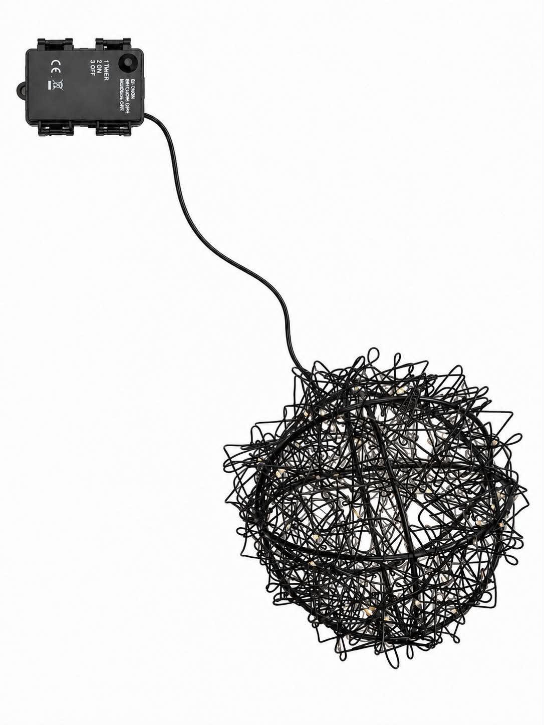 LED-kula för utomhusbruk - Svart