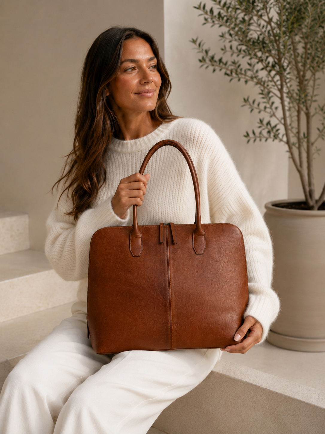 Arbetstaska Silje walnut