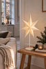 Stjerne bordlampe - Hvid