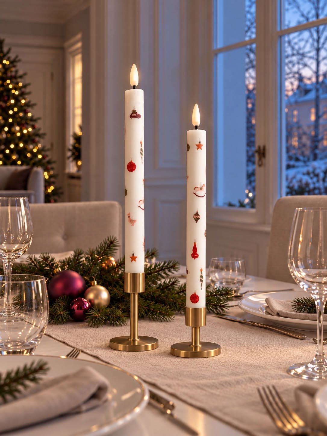 Kronljus jul – med julmotiv