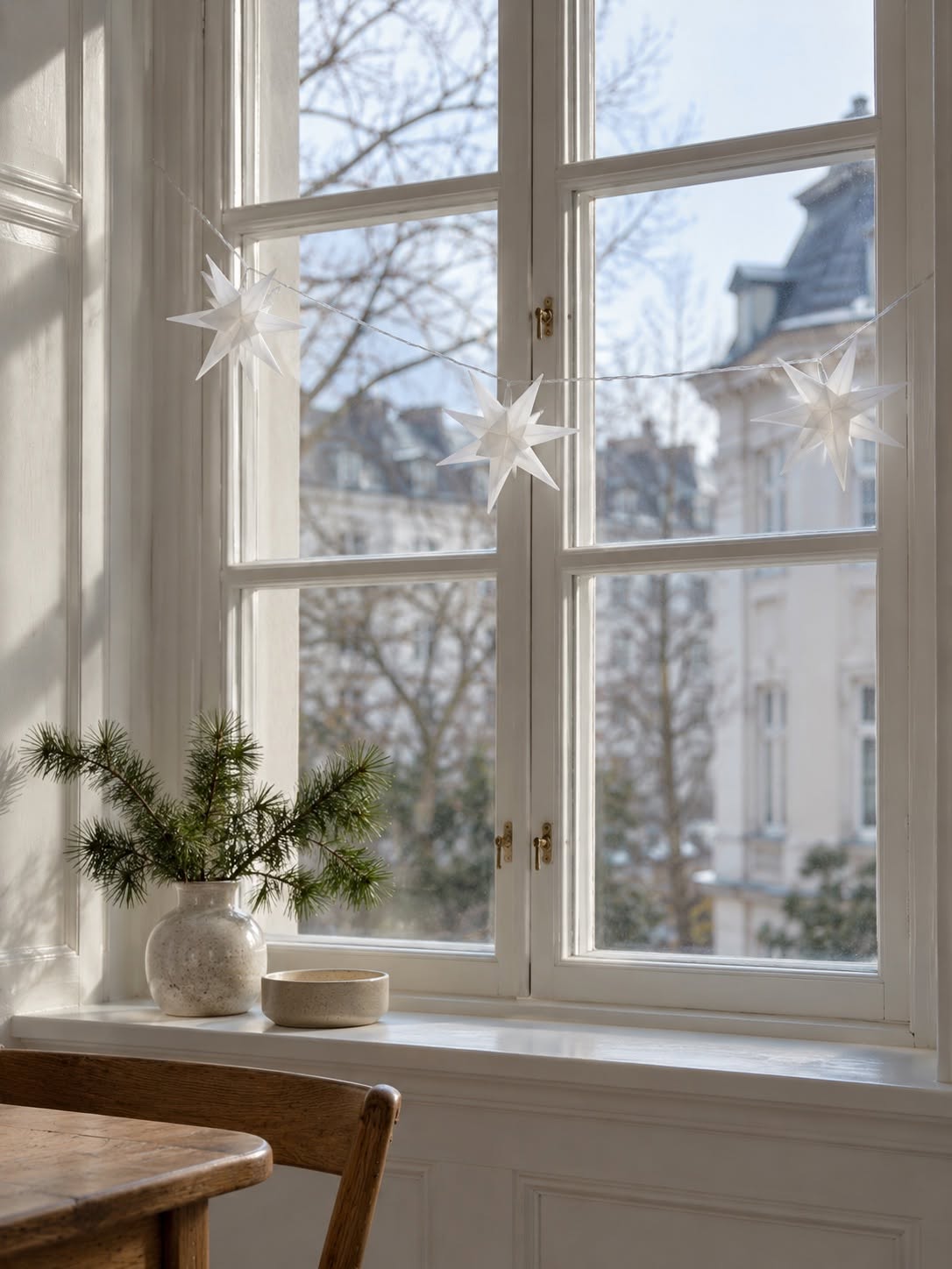 LED stjernelys - pakke med 3 stk