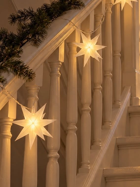 LED stjernelys - pakke med 3 stk