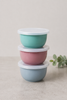 Skålar med lock PASTEL – Set med 3 skålar