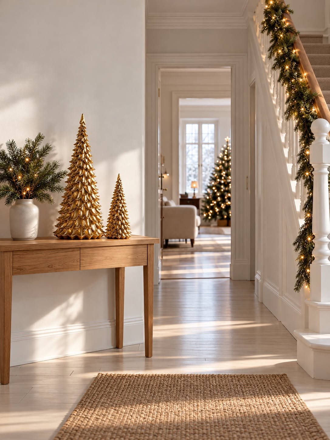 Julgran guld – polyresin