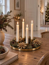 Deco-blommor med glitter - 4 st