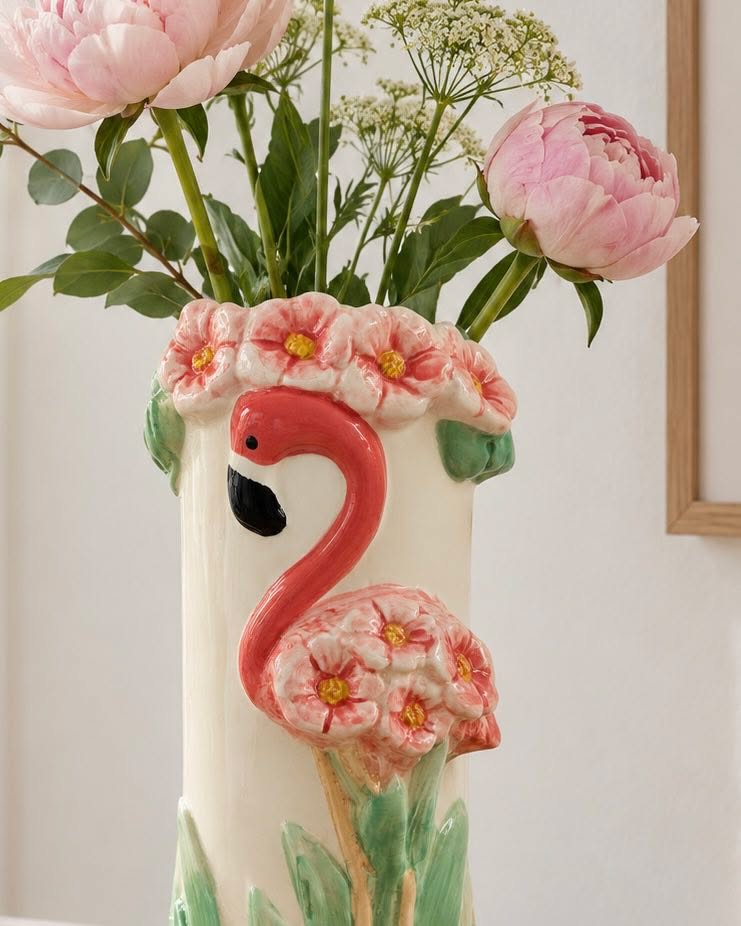Vas flamingo – Keramik