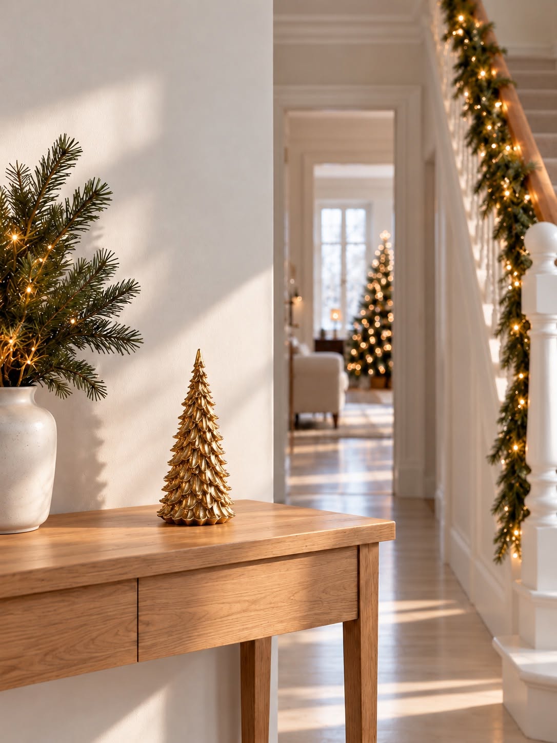Julgran guld – polyresin