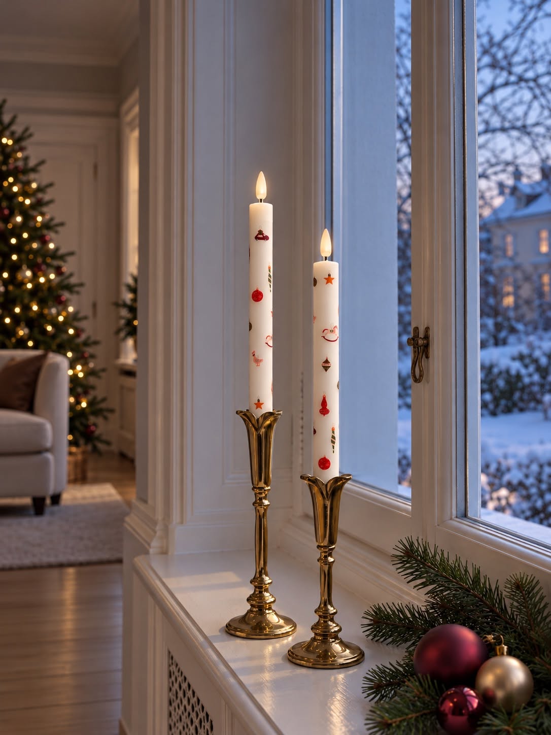 Kronljus jul – med julmotiv