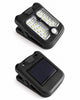 Clip-on-lampa med solcell och sensor