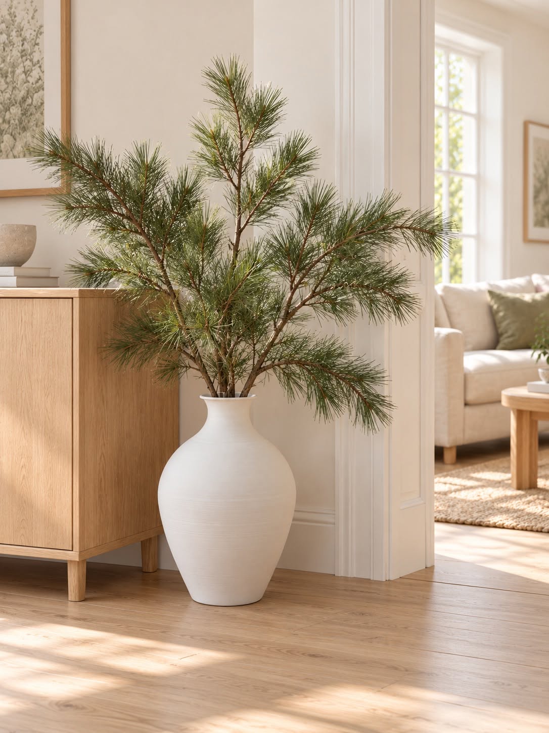 Vase metal - White – Mat hvid metalvase