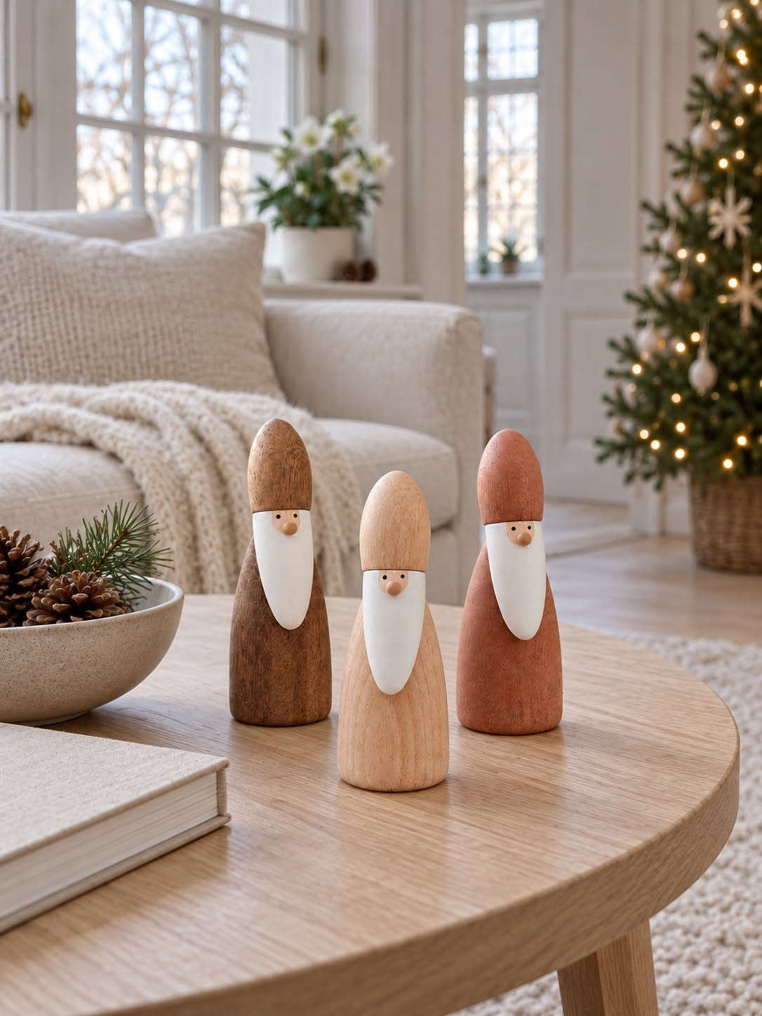 De 3 vise männen - wood – träfigurer