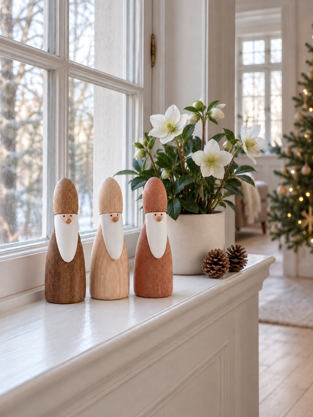 De 3 vise männen - wood – träfigurer