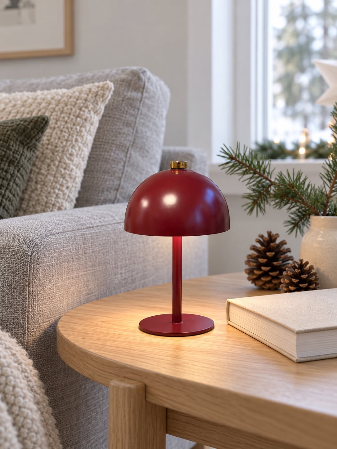 Mini lampe - Bordeaux