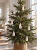 Julgran i porslin - White MIX
